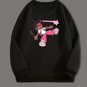 Uzi print in sweatshirt